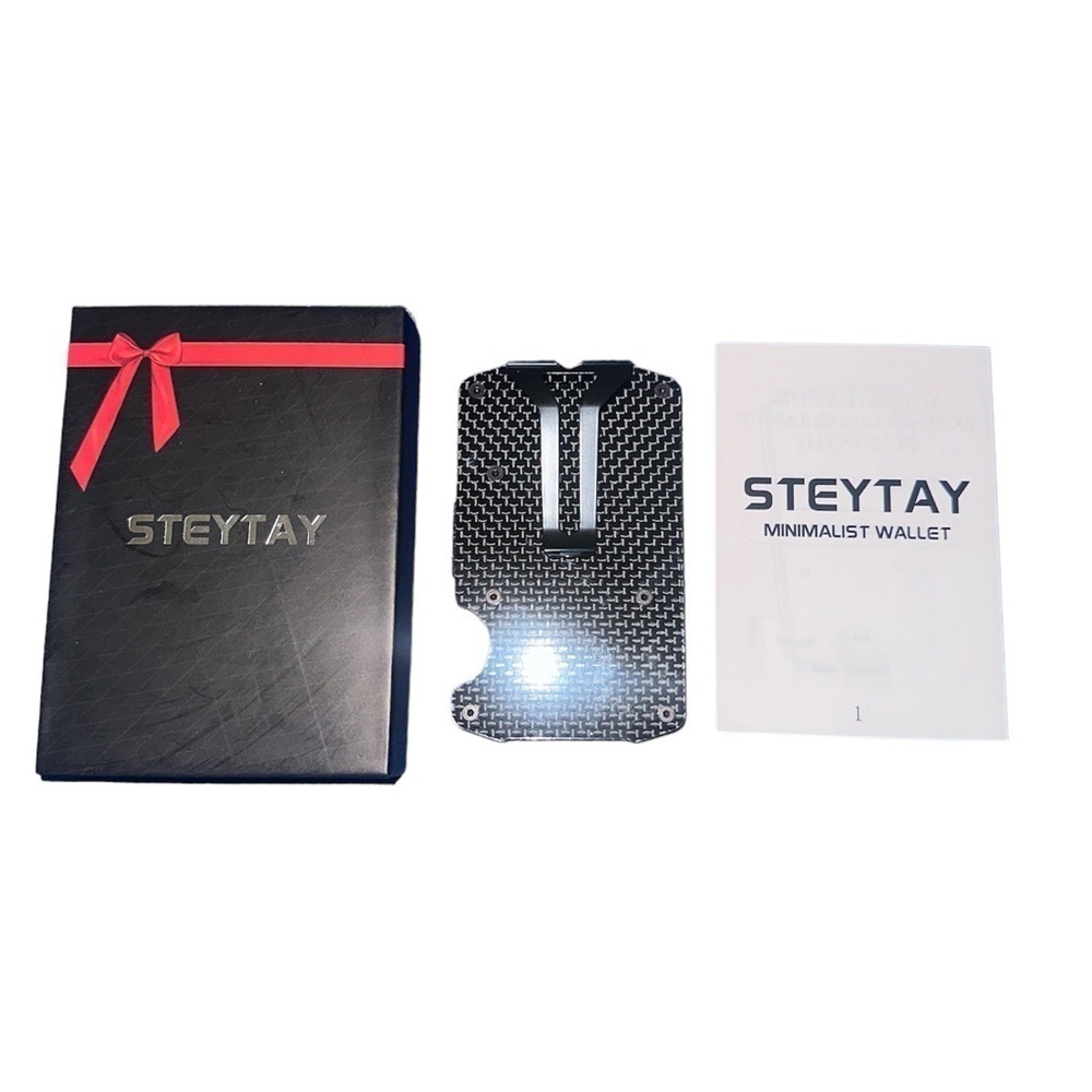 STEYTAY WALLET Simple Stylish Metal Wallet Designed for Men and Women